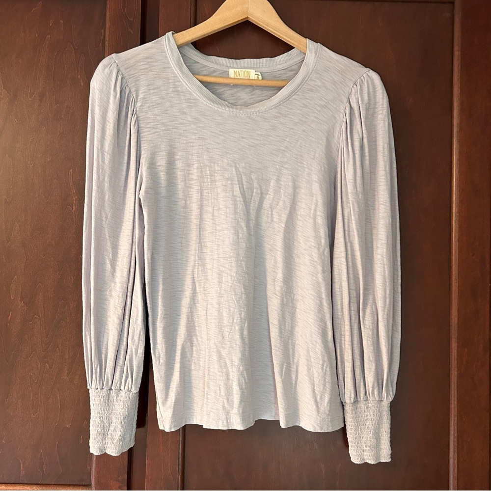 National LTD Balloon Sleeve Top